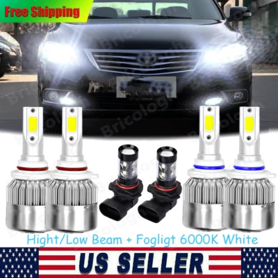 Faros antiniebla LED para Toyota Camry 2002 2003 2004 2005 2006 6X 6000K Foto 1 de 4