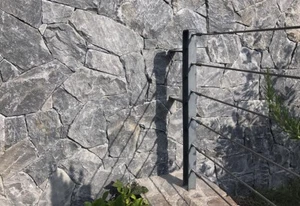 Unförmiger Naturstein Polygonal Bruch Verblender f.Mauer Anthrazit Living Rock - Bild 1 von 1