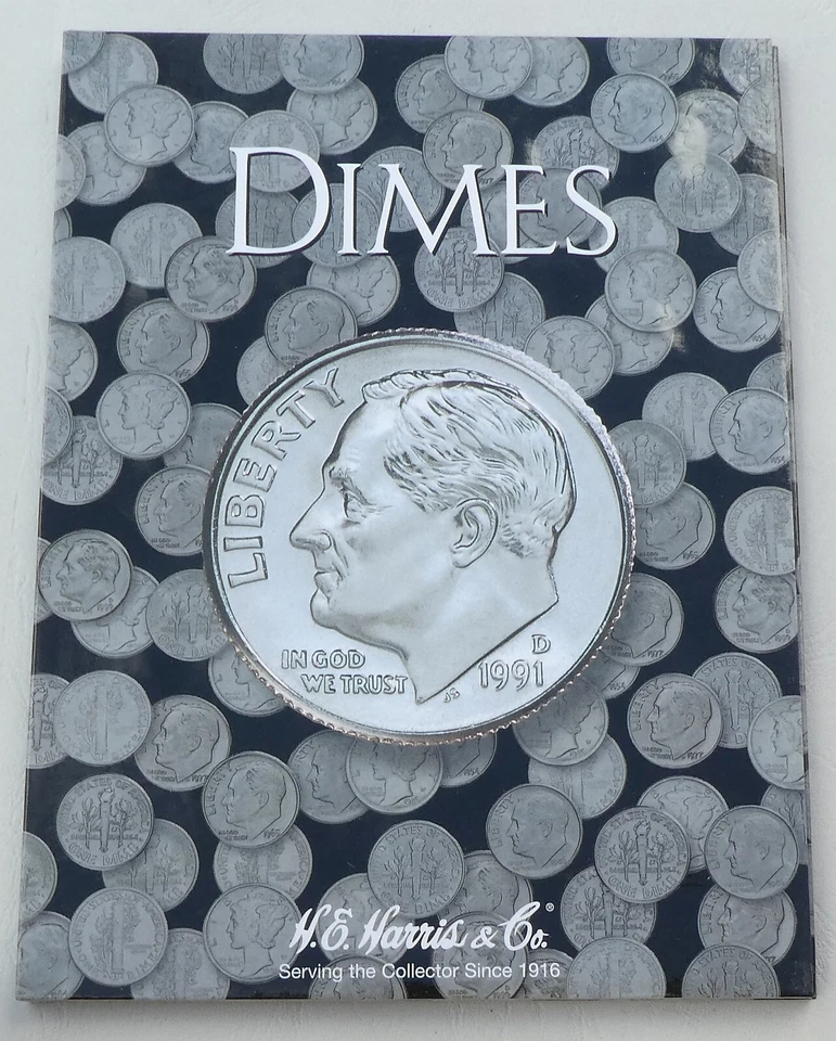 Harris Folder / Sammelalbum USA Dimes - 75 Ausstanzungen Nr. 2686