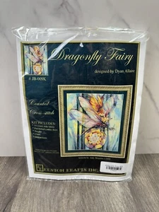 Kustom Krafts "Dragonfly Fairy" Fantasy Vintage Cross Stitch Kit New #JB-009K - Picture 1 of 4