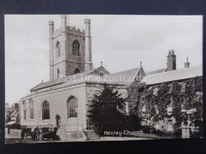 Oxfordshire: Henley on Thames Church shows THE RED LION HOTEL c1908 by M.J.R.B. - Picture 1 of 2