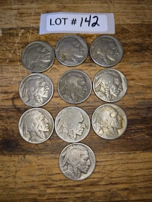 1935 Indian HeadNickels. Qty 10. Lot #142 - Image 1 of 2