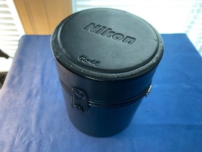 Nikon CL-46 Lens Hard Case for 20-35mm f2.8 D 14mm Black Leather - Image 1 of 3