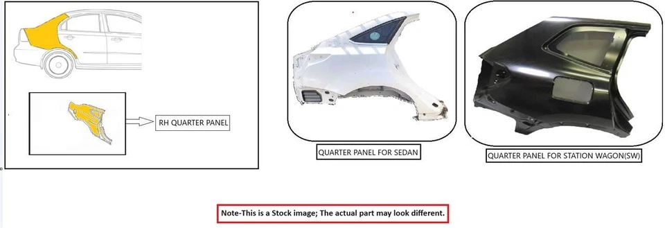 Right QUARTER PANEL ASSY For 2014-2021 BMW M235I Foto 1 de 4