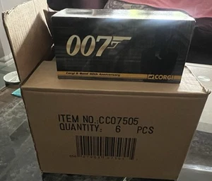 Corgi CC07505 TRADE BOX 1:36 Aston Martin Vanquish James Bond 40th Anniversary - Picture 1 of 8