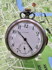 Utmost Metal Quarter Repeater Pocket Watch 1900 - Picture 1 of 10