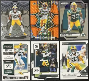 Lote de 6 tarjetas de fútbol americano Jaire Alexander Packers naranja mosaico reactivo Prizm y más - Imagen 1 de 6