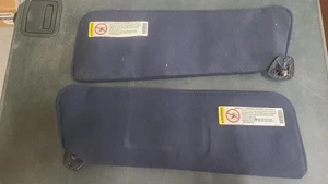 1994-1999 Silverado Sierra C1500 K1500 Sun Visors Sunvisora BLUE LH RH Pair - Picture 1 of 10