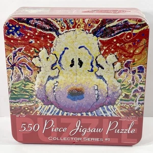 Sealed USAopoly Snoopy Jigsaw Puzzle Tin •Tom Everhart “Nobody Barks In L.A.” - Picture 1 of 7