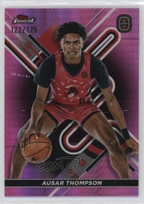2022-23 Topps Finest OTE Overtime Elite Pink Prism Refractor /125 Ausar Thompson - Image 1 of 2