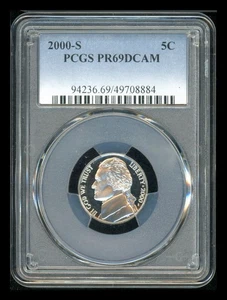 S Jefferson Nickel 2000 graduación profesional PR69 DCAM - Imagen 1 de 2