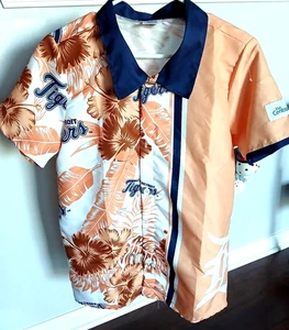 New, Detroit Tigers Spring Training Florida,  Aloha Hawaiian Shirt, Youth XL - Picture 1 of 10