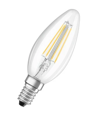 OSRAM Lampada LED - E14 - bianco caldo - 2700 K - 4 W - Sostituisce lampade ad i - Immagine 1 di 3