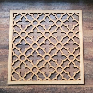 Sale Cathedral Pattern Radiator Screen Decorative Panel 6mm 30cm by 30cm MDF - Picture 1 of 1
