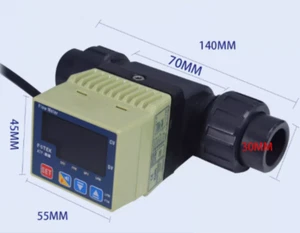 1PC New Fotek ATP-15-RS-PVC-DIN-EPDM Flow Meter Brand Free Ship - Picture 1 of 3