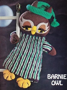 OWL nightie case or toy / 8ply - COPY toy knitting pattern - Picture 1 of 1