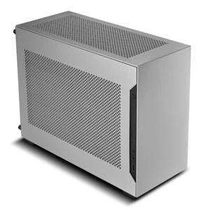Funda de computadora Lian Li A4-H20 A4 mini ITX sin fuente de alimentación plateada USB/audio - Imagen 1 de 2
