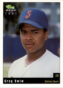 1991 Salinas Spurs Classic/Best #29 Greg Swim
