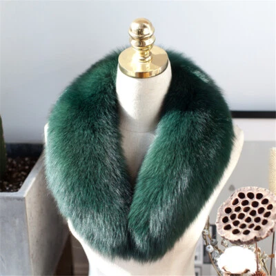 75CM Real Fox Fur Scarf Women Coat Natural Solid Warm Whole Skin Collar Scarves - Image 1 of 4