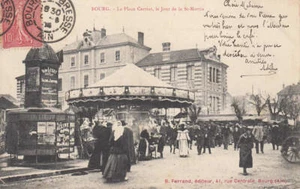 Bourg-en-Bresse La Place Carriat le jour de la St-Martin Foire manège vogue Ain - Picture 1 of 2
