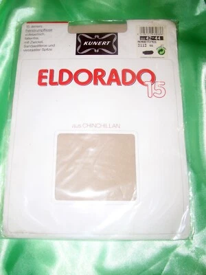 Vintage Retro Kunert Eldorado Chinchillan Strumpfhose 42-44 menuett 15 den OVP