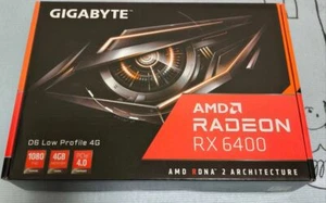 GIGABYTE AMD Radeon RX6400 GDDR6 4GB GV-R64D6-4GL Graphics Card - Picture 1 of 4