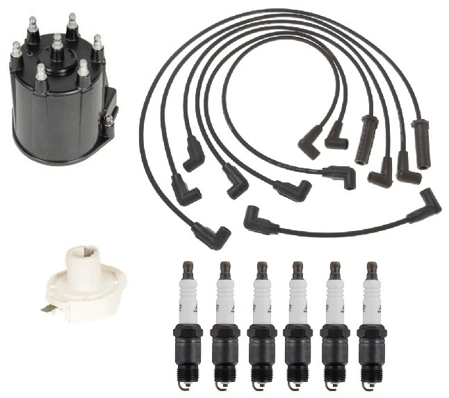Kit de encendido ACDelco distribuidor tapa rotor cable bujías para S10 S15 V6 4.3 Foto 1 de 1