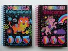 I Love Crystals with a Magical Colouring Book ~ Baby Animals or Unicorns