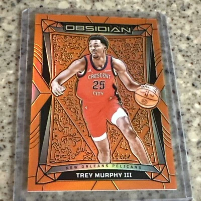 Trey Murphy III 2023-24 Obsidian #189 Orange 38/99-New Orleans Pelicans-NBA - Image 1 of 4