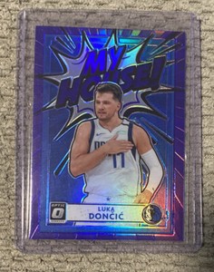 2020-21 Panini Optic Basketball Luka Doncic My House Purple Holo Prizm #13😱SSP