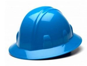 Sombrero duro de ala completa Pyramex de 4 puntos con suspensión de trinquete - azul claro - Imagen 1 de 5