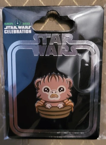 Star Wars Celebration Europe Baby Ewok Staff & VIP Pin Cover