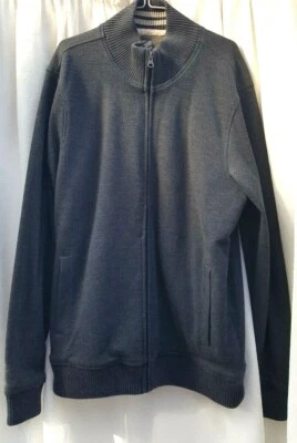 size L, dark grey, knitted,poly/cotton with faux fur lining jacket BC Clothing - Image 1 of 4