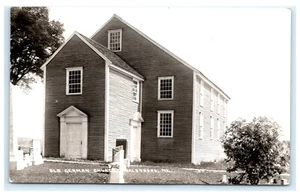 Old German Church Waldoboro Maine ME RPPC Postcard 1956 G2 - Picture 1 of 2
