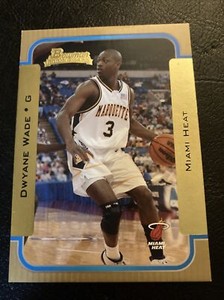 Dwyane Wade Bowman 2003-04 Parallel Gold Card #149 Miami Heat