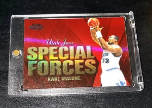 KARL MALONE FLEER FORCE SPECIAL FORCES FORCEFIELD JAZZ HOF - Picture 1 of 3