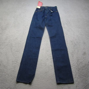 Jeans vintage Levis uomo 28x36 blu gamba dritta 709 vestibilità studente USA fondo di magazzino - Foto 1 di 16