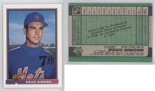 2017 Bowman 70th Anniversary Buybacks Silver Doug Simons #1991-463