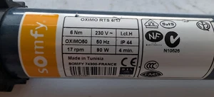 Somfy Oximo RTS 6/17 (6Nm) Rollladenfunkmotor Rollo Elektrisch Funk - Bild 1 von 6