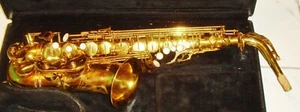 VINTAGE OLDS ALTSAXOPHON A2496, im Hartschalenkoffer - Bild 1 von 14