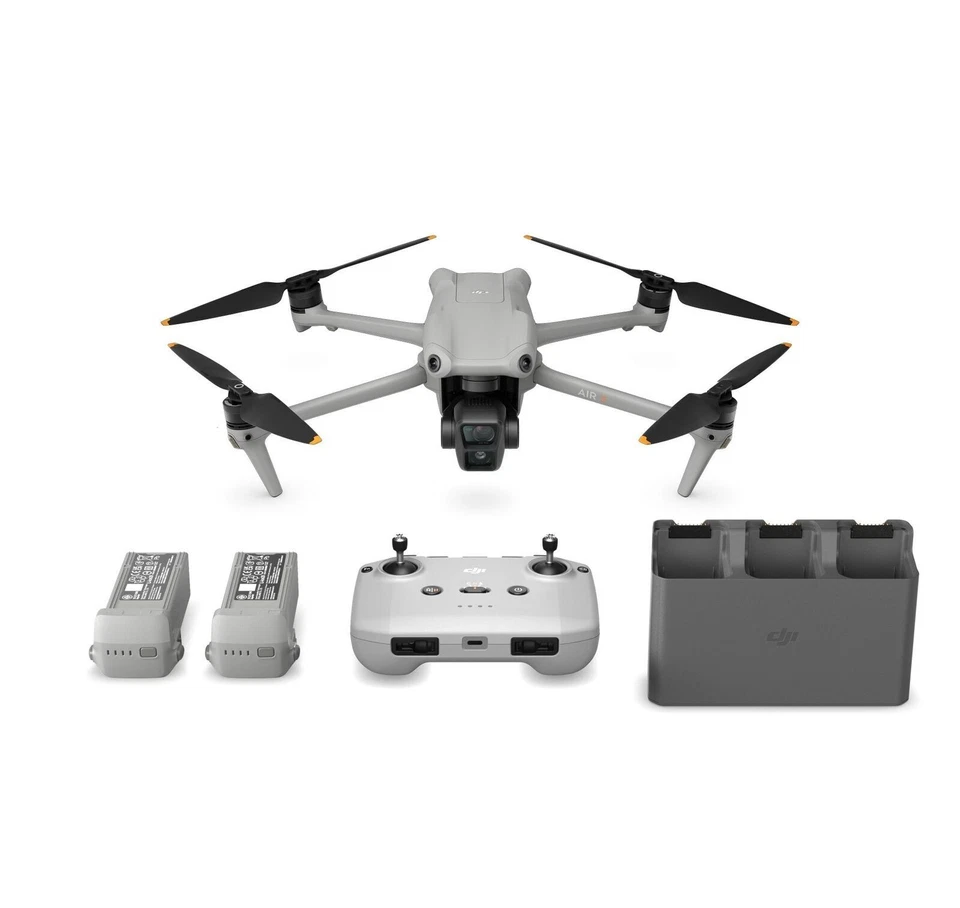DJI Air 3 Fly More Combo Drone con Fotocamera (con Telecomando RC-N2)