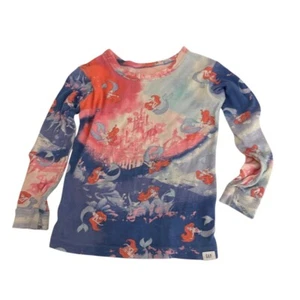 Disney Sirenita Gap Camiseta Niña 5 Manga Larga Estampada Camiseta Ariel Top - Imagen 1 de 6
