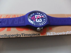 SuperDry Cool Watch Analog Quartz Purple Approx. 37Mm New - Picture 1 of 7