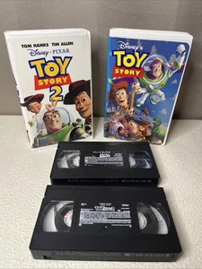 Toy Story 1 And 2 (Tested VHS 1996/00) Disney Pixar Family Comedy Animation - Picture 1 of 5