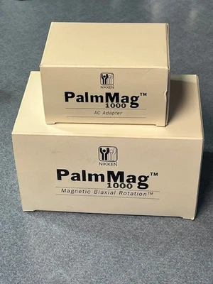 ДВУХОСНЫЙ МАГНИТНЫЙ МАГАЗИН ДЛЯ ЛАДОНЕЙ NIKKEN 1000 #1311 С АДАПТЕРОМ ПЕРЕМЕННОГО ТОКА - Б/У ДЕМОНСТРАЦИОННЫЙ В КОРОБКЕ - Изображение 1 из 4