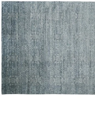 2x3 Kalaty Blue Faded Shaded VIntage Bulbs Solid Door Mat GR-715 - Aprx 2' x 3' - Image 1 of 2