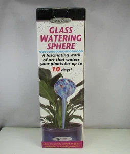 Handy Trends Glass Watering Sphere - Waters Your Plants For Up To 10 Days - New - Picture 1 of 5