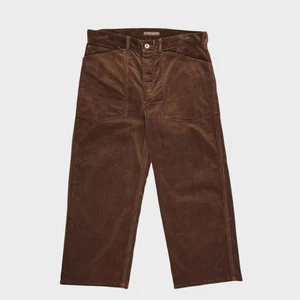 BUZZ RICKSON Men's Made in Japan Brown U.S. Army Working Corduroy Trousers - New - Picture 1 of 8
