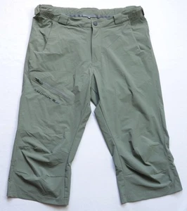 Salomon Hiking Long Shorts mens 1/2 Pants size 54 W36 XL green STRETCH 106681 - Bild 1 von 14