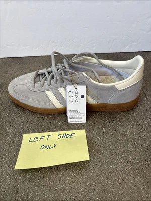 Adidas Handball Spezial gray & white suede men's sz 10.5 AMPUTEE left shoe only - Image 1 of 4